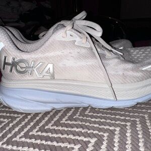 Hoka Women’s White/light grey Athletic Running Shoes
